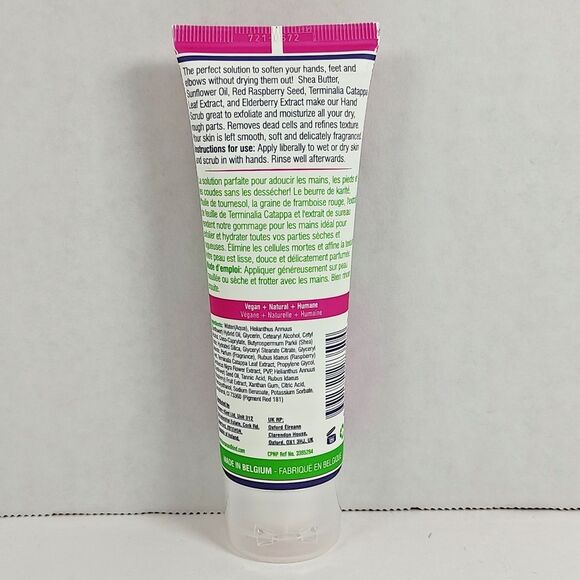 Human + Kind Moisturizing Hand Scrub Elderflower Raspberry Gommage 2.5 oz Vegan - Picture 2 of 10